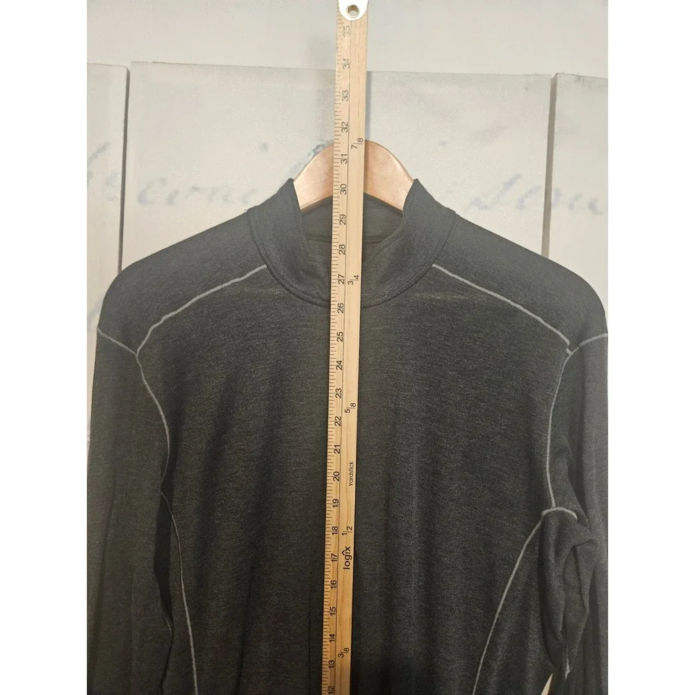 Kuhl Mens Akkomplice‎ Gray Quarter Zip Pullover Long Sleeve Shirt 3201BOX XL